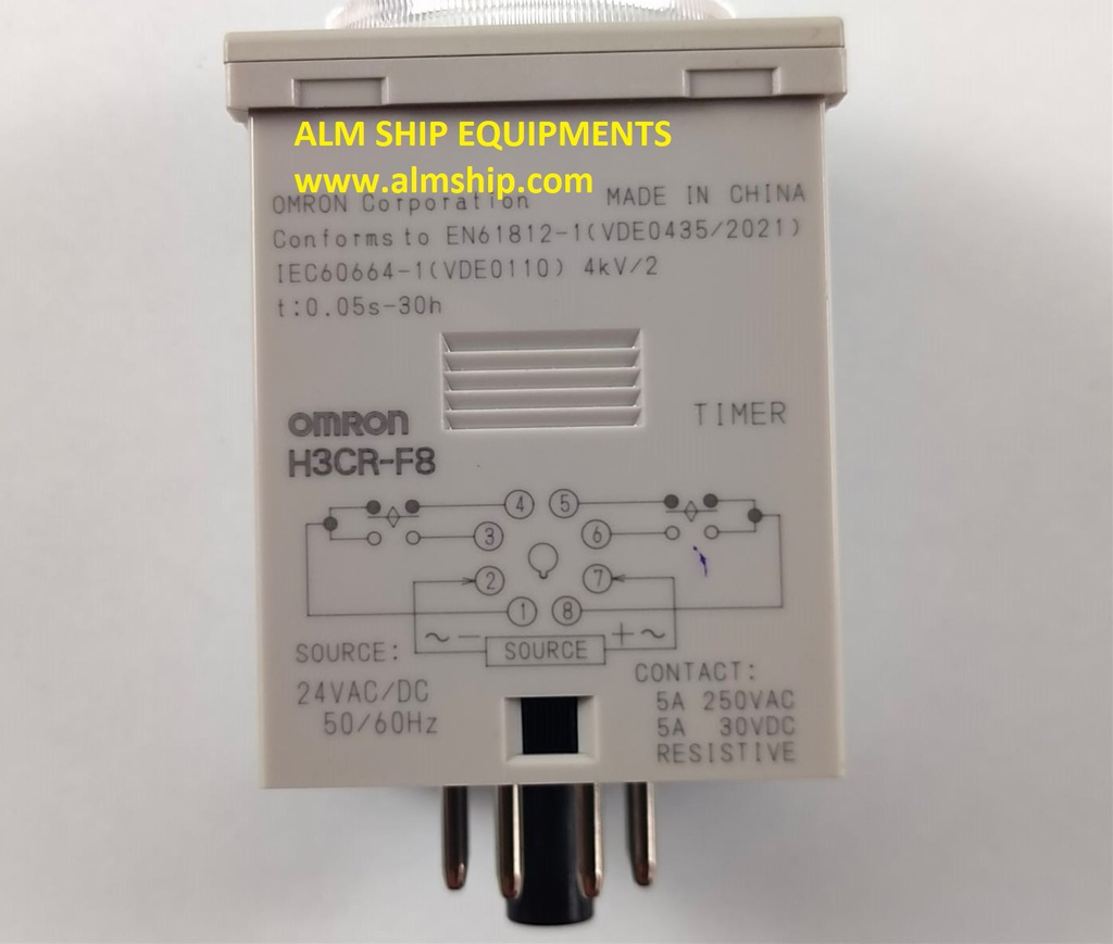 OMRON H3CRF8 TIMER ALM SHIP EQUIPMENTS